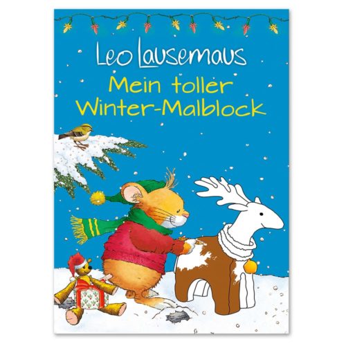 Leo Lausemaus Mein toller Winter - Malblock