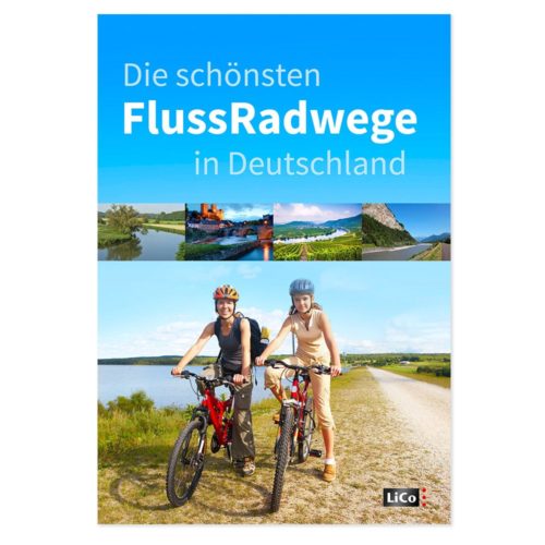 Zwei Radfahrer auf einem Weg mit malerischer Aussicht