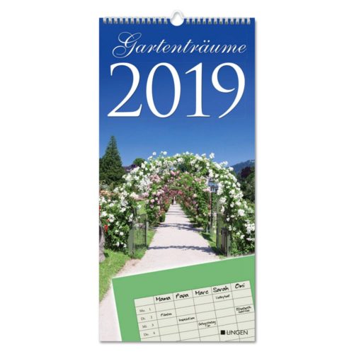 Streifenkalender 2019 - Garten