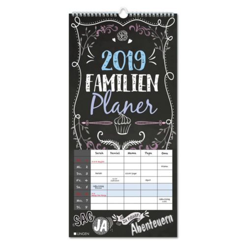 Streifenkalender 2019 - Familienplaner