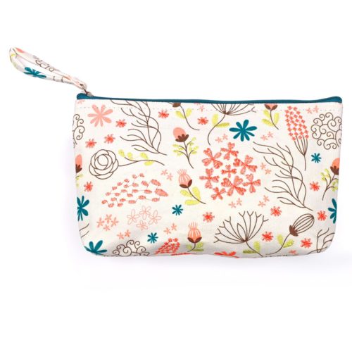 Bestickte Tasche - Blumen