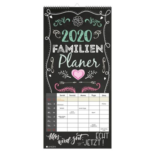 Streifenkalender 2020 - Familienplaner