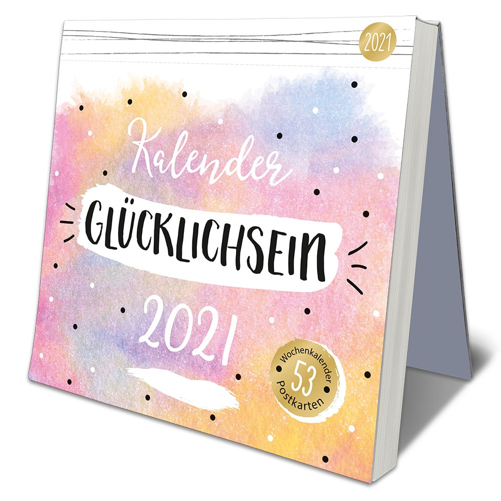 Postkarten Kalender 2021 Glücklich Sein Lingenverlag De