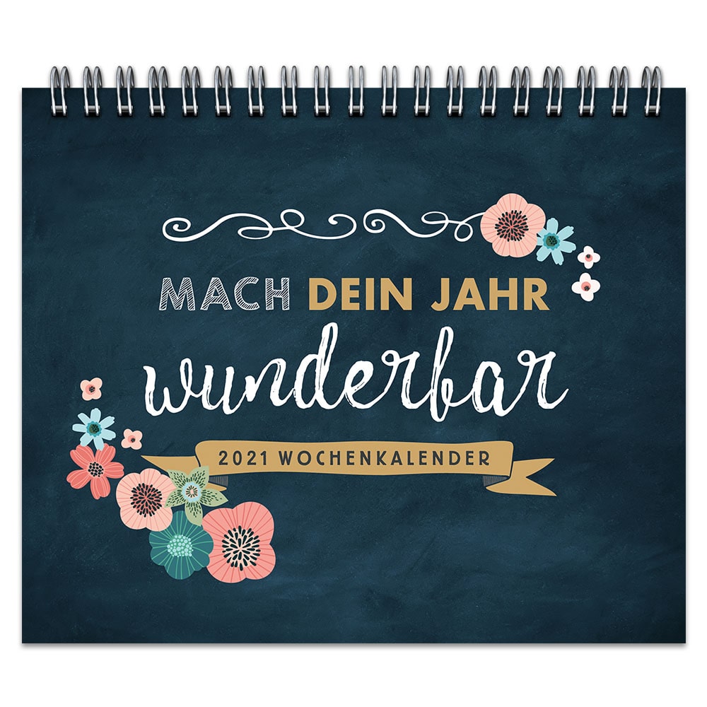 Tischkalender 2021 Mach dein Jahr wunderbar lingenverlag.de
