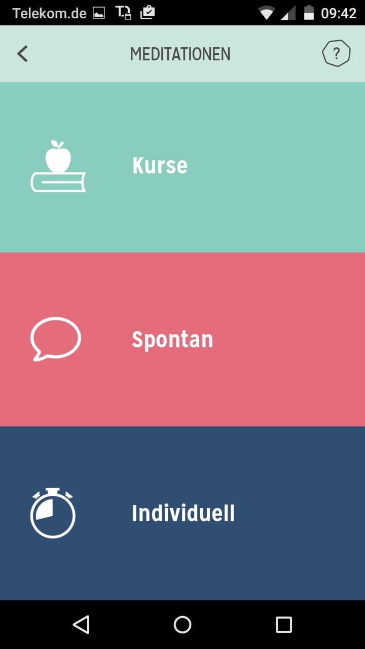 7Mind - Meditation & Achtsamkeit – Screenshot Android