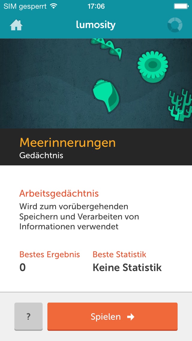 Lumosity – Screenshot iPhone