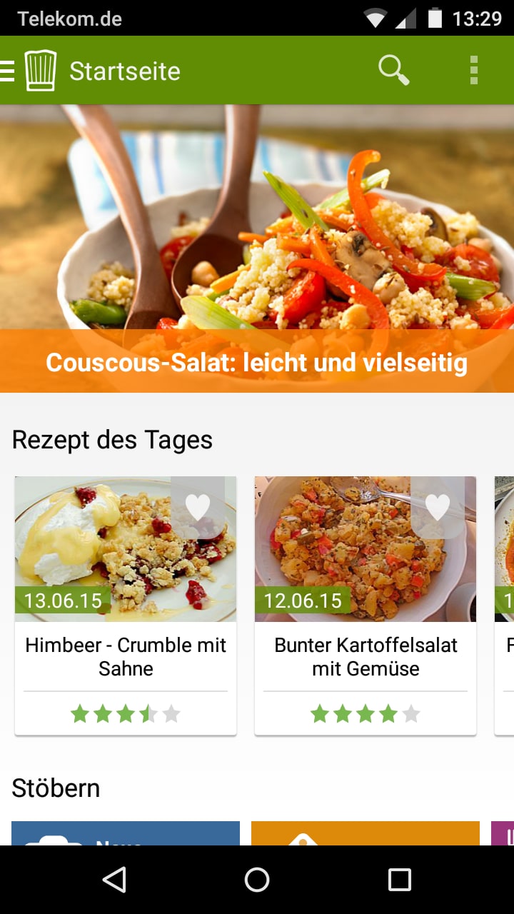 Chefkoch - Rezepte & Kochen – Screenshot Android
