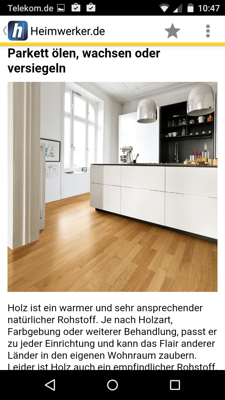 heimwerker.de – Screenshot Android