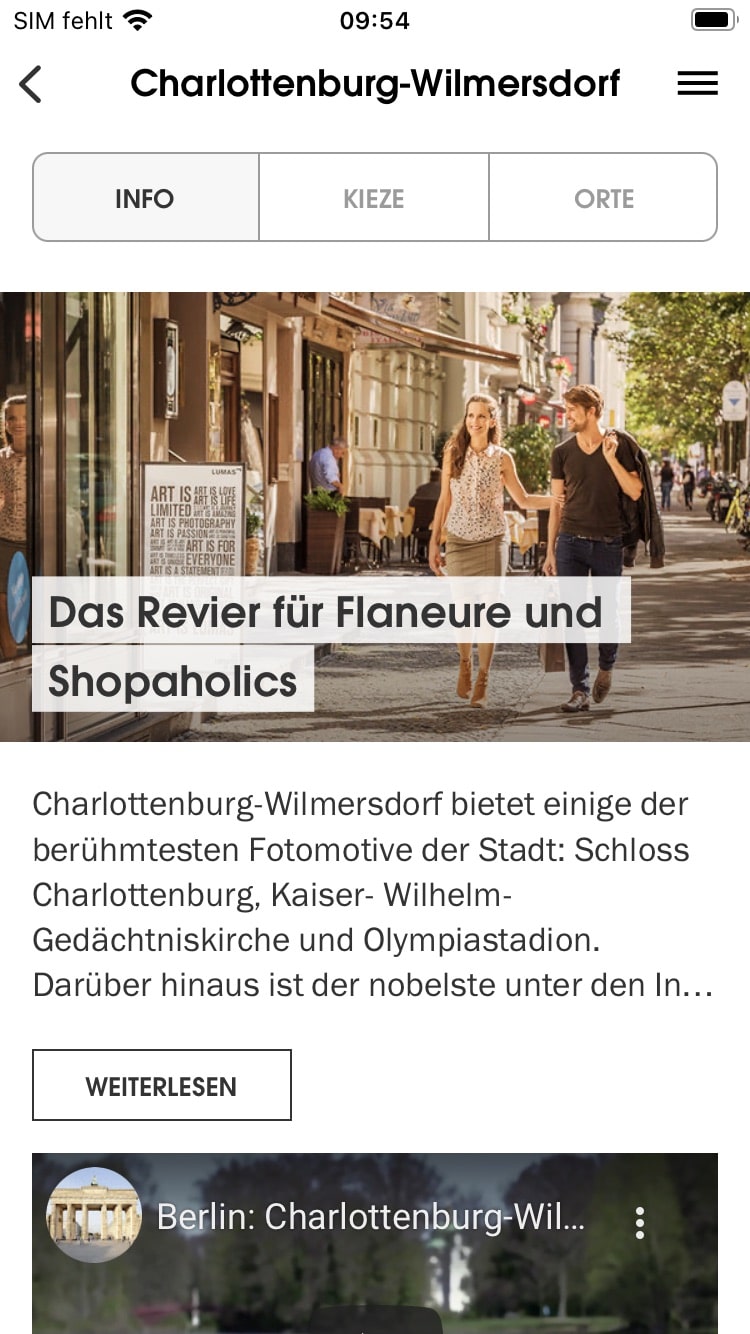 Going Local Berlin – Screenshot iPhone