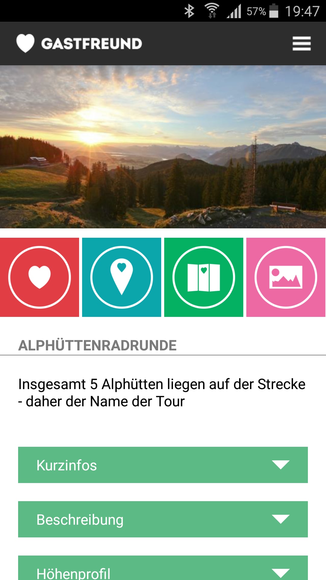 Gastfreund Allgäu – Screenshot Android