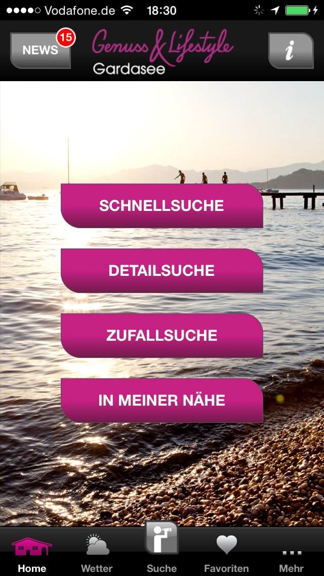 Genuss & Lifestyle - Gardasee – Screenshot iPhone