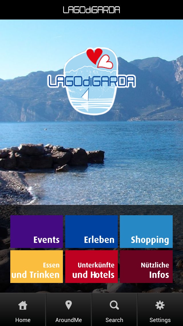 Official App Gardasee – Screenshot iPhone