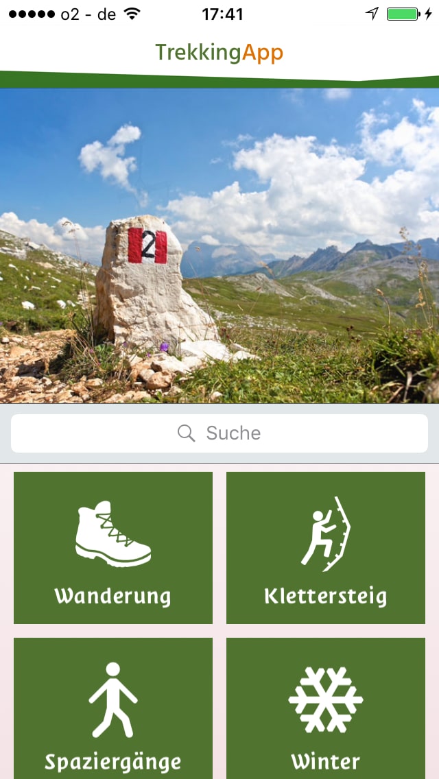 Südtirol Trekking Guide – Screenshot iPhone