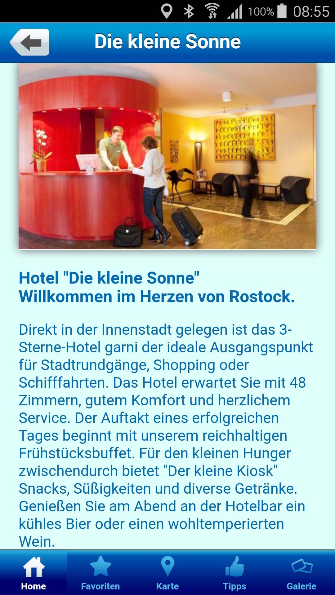 Rostock-App – Screenshot Android