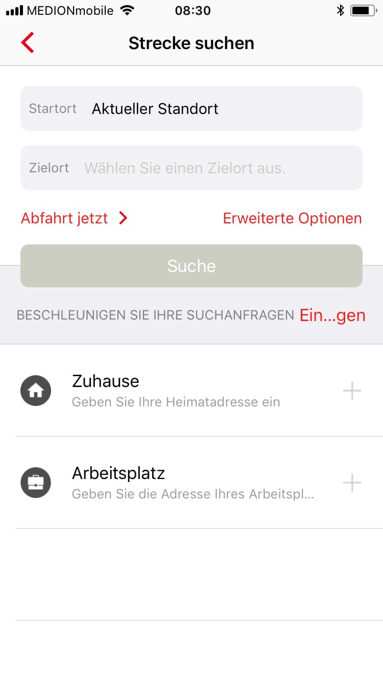 TMBAPP – Screenshot iPhone