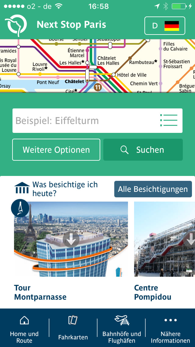 Next Stop Paris - RATP / Visit Paris by Metro – Screenshot iPhone
