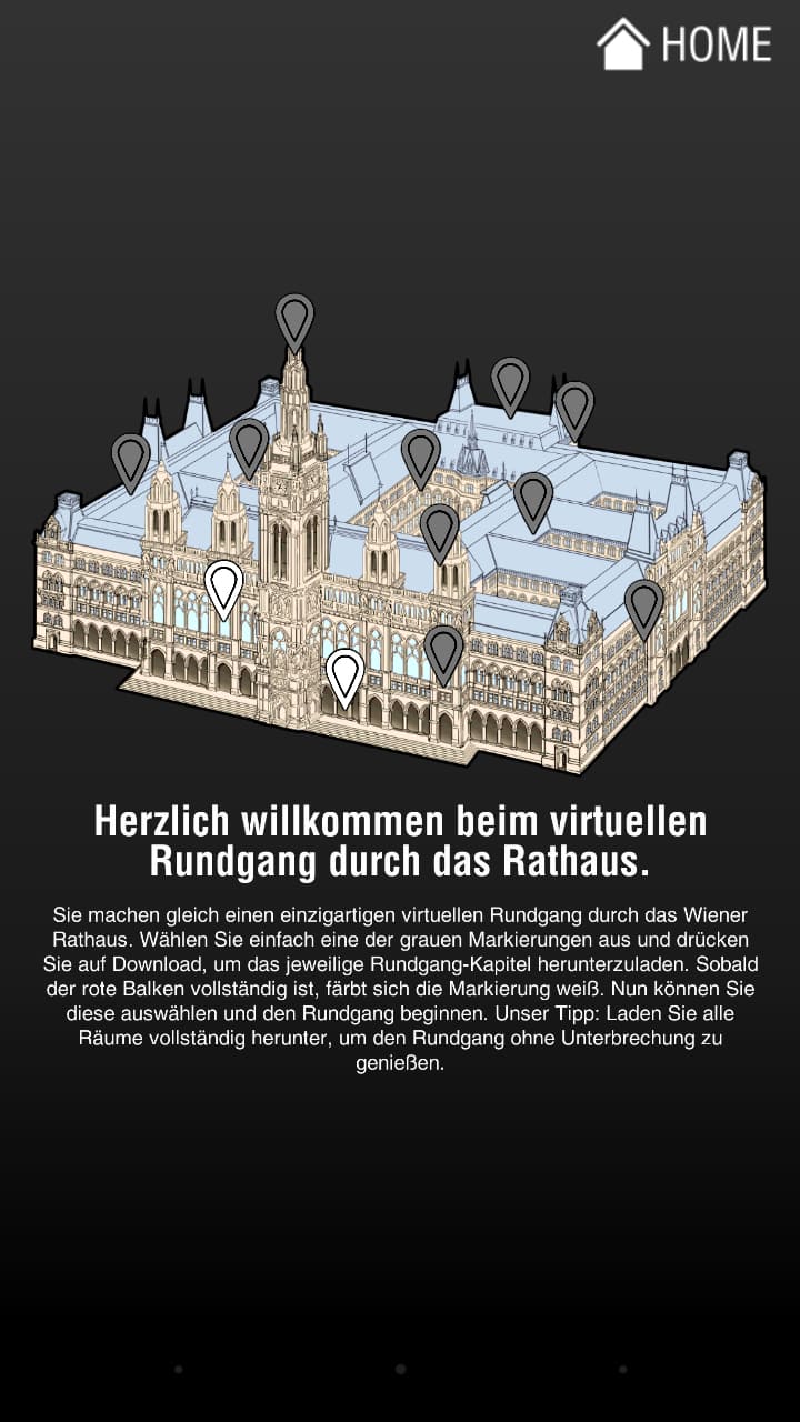 Wiener Rathaus – Screenshot Android