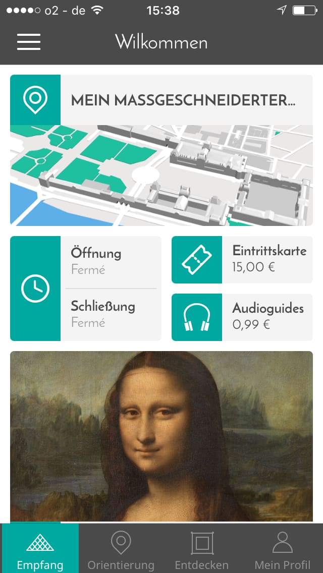 Louvre: Mein Besuch / Louvre Audio Guide – Screenshot iPhone