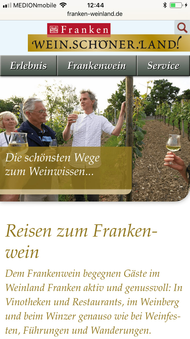 Franken – Wein.Schöner.Land! – Screenshot iPhone