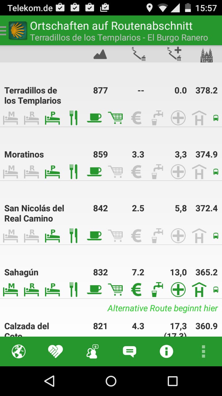 Camino Pilgrim – Screenshot Android