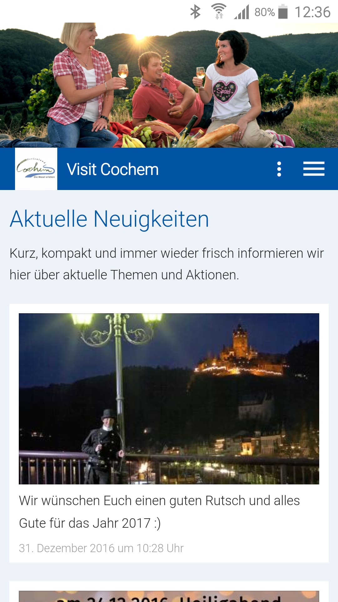 Ferienland Cochem – Screenshot Android