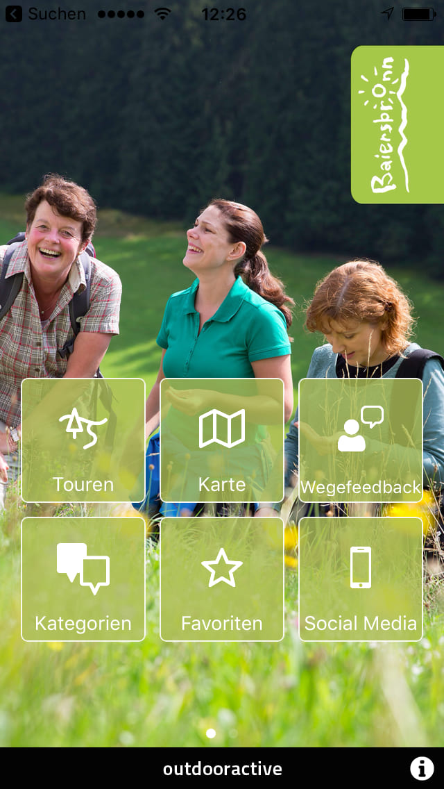 Tourenguide Baiersbronn – Screenshot iPhone