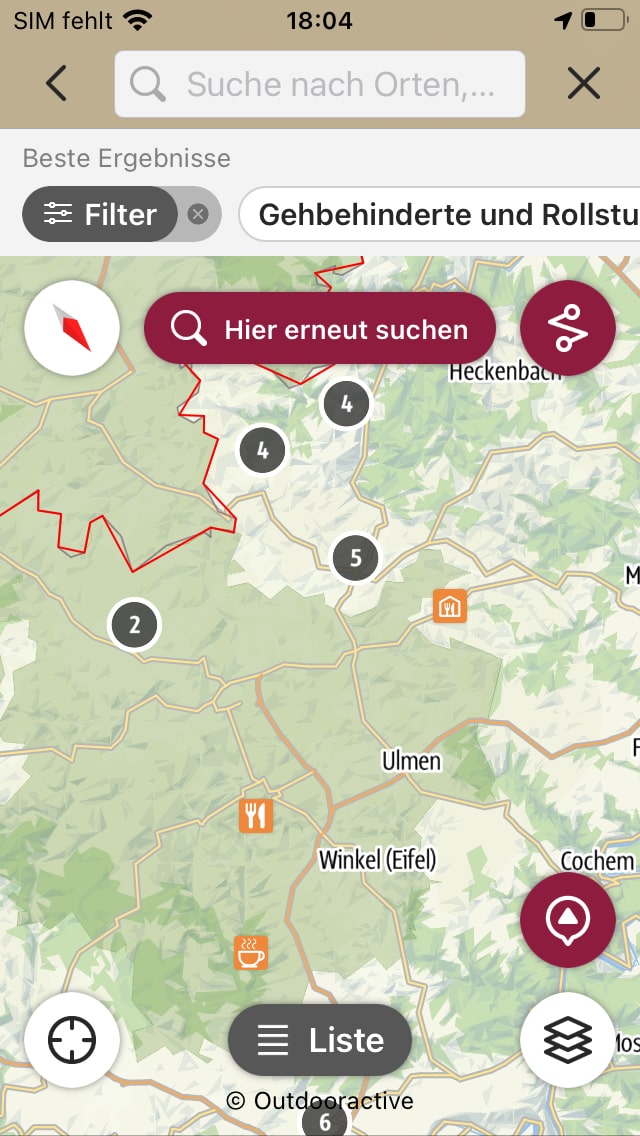 Rheinland-Pfalz erleben – Screenshot iPhone