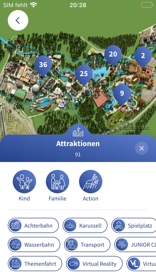 Europa-Park & Rulantica – Screenshot iPhone