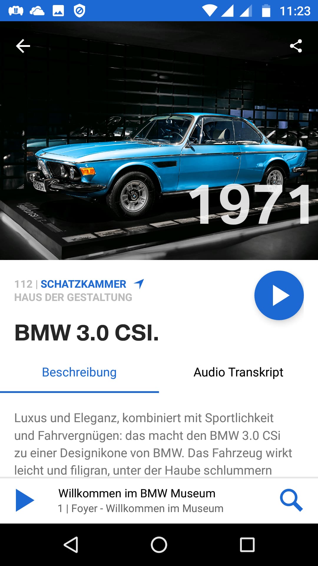 BMW Museum – Screenshot Android