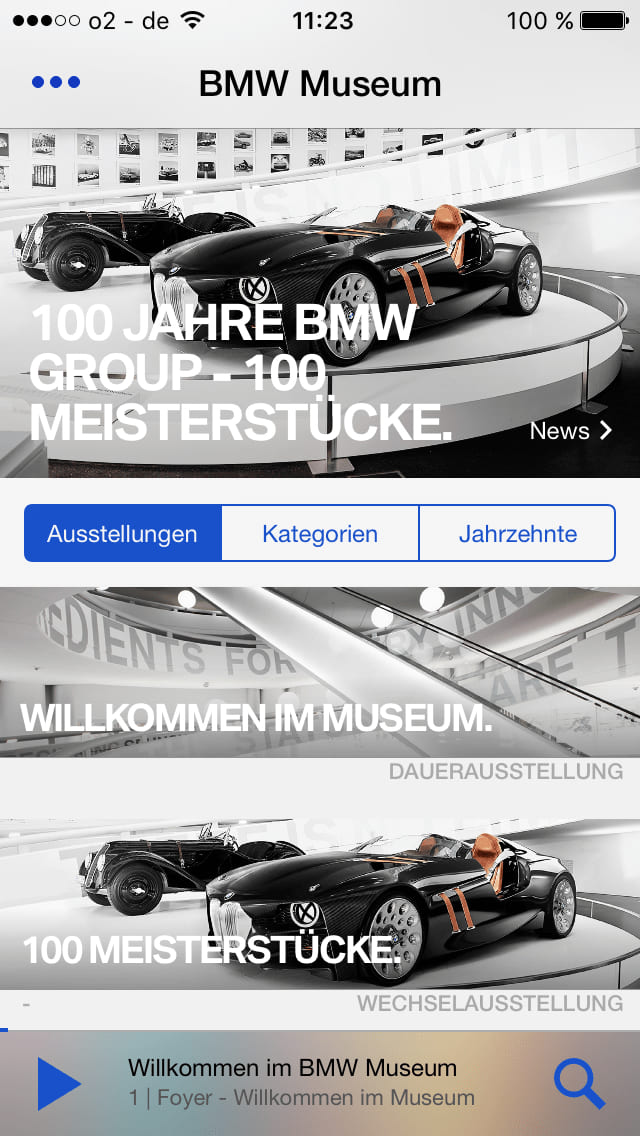 BMW Museum – Screenshot iPhone