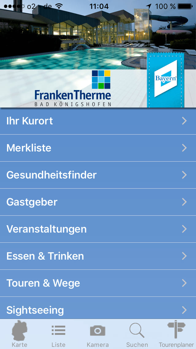 Bad Königshofen – Screenshot iPhone