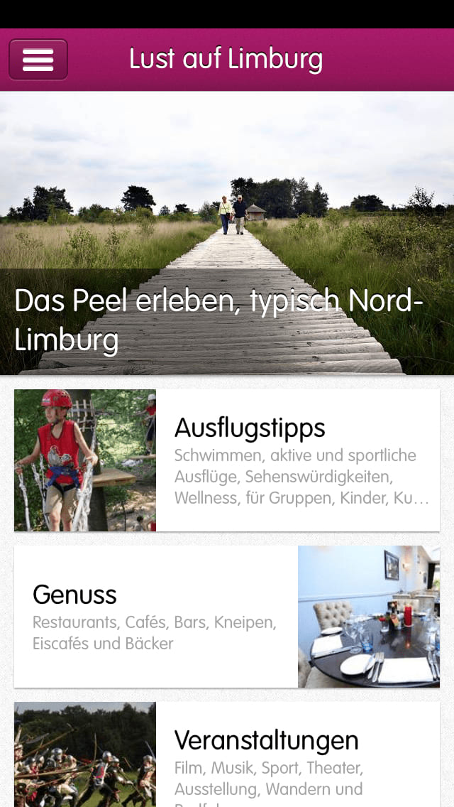 Lust auf Limburg – Screenshot iPhone