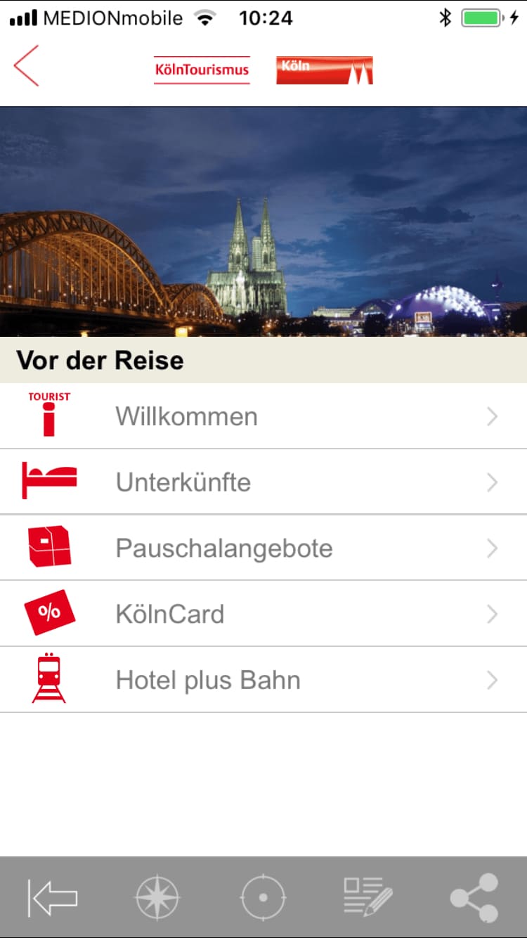 Köln Guide – Screenshot iPhone