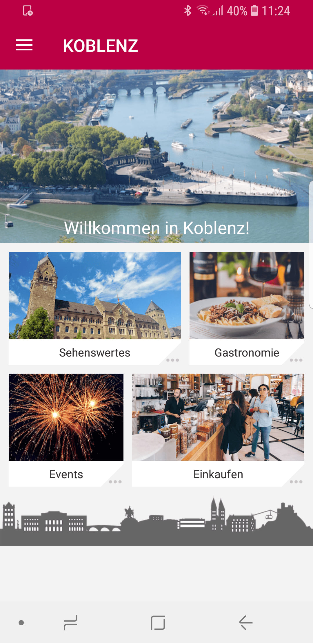Koblenz – Screenshot Android