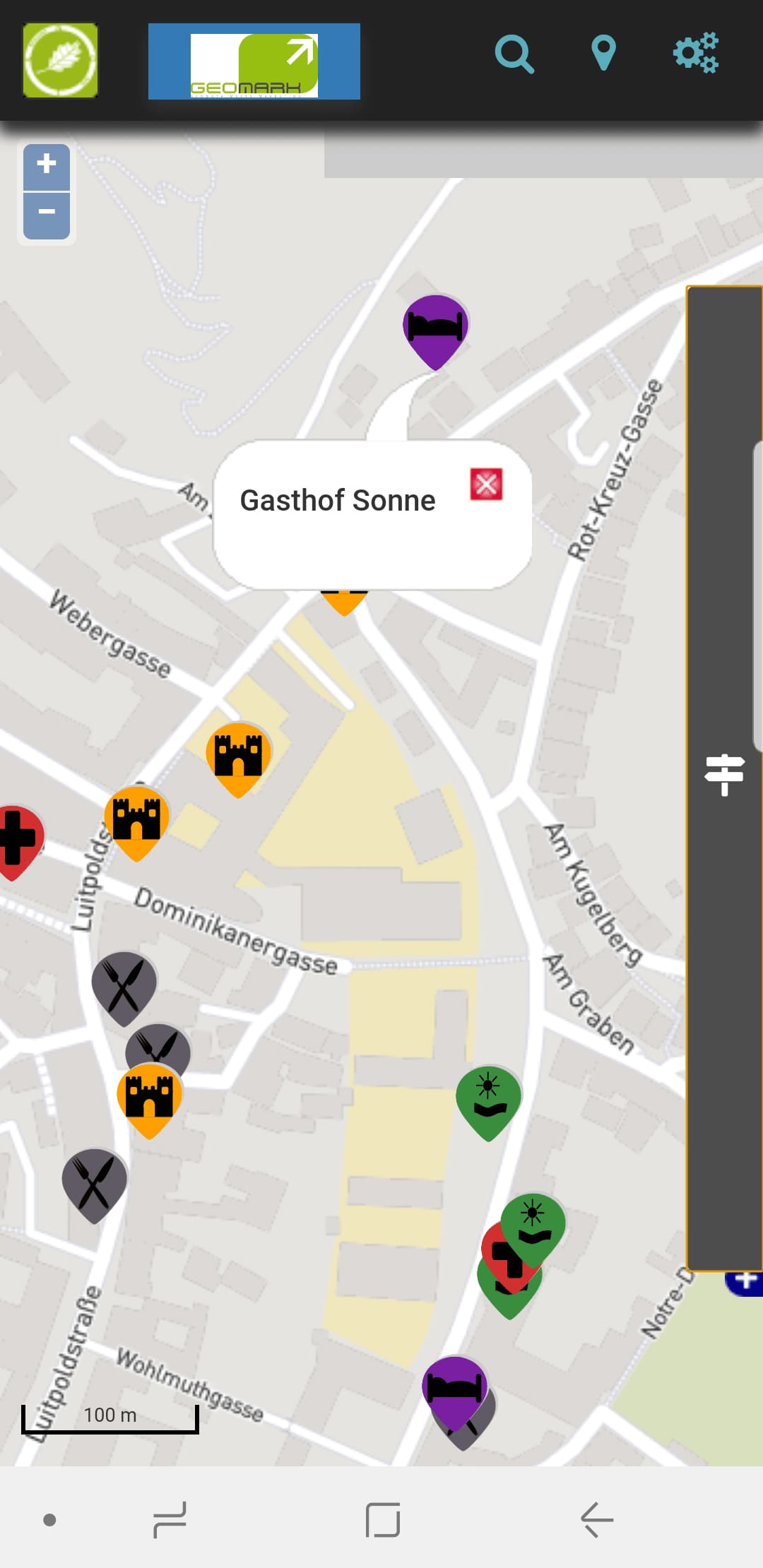 Eichstätt App – Screenshot Android