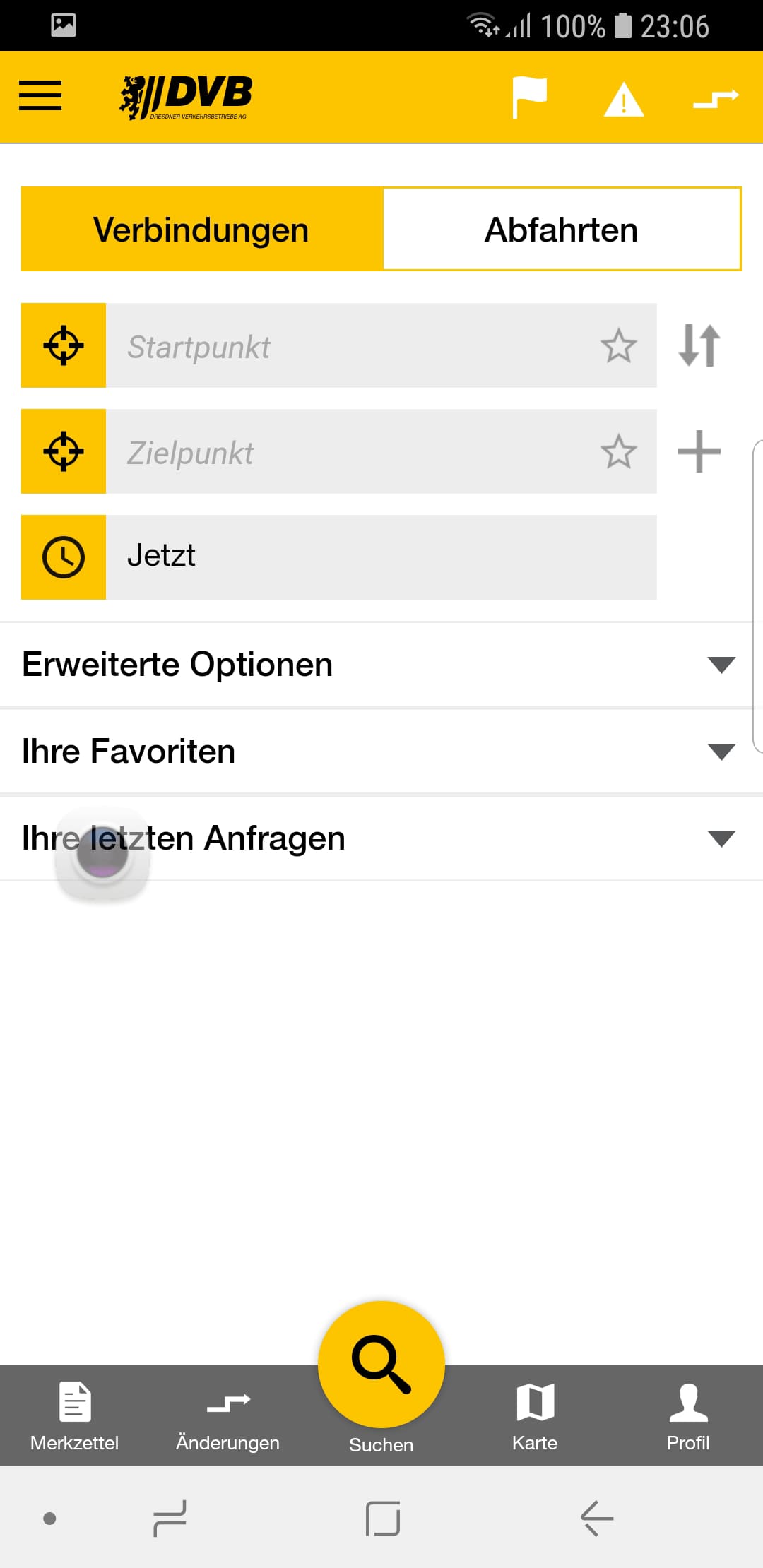DVB mobil – Screenshot Android