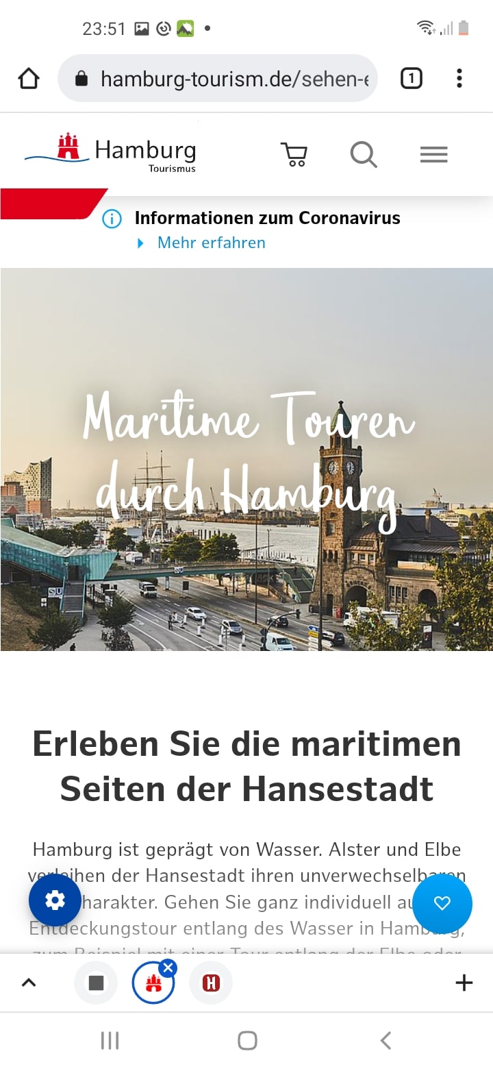 Hamburg – Screenshot Android