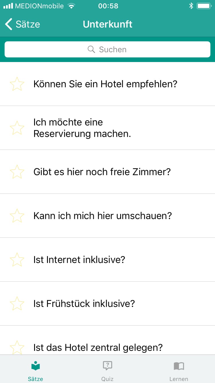 Einfach Kroatisch lernen – Screenshot iPhone