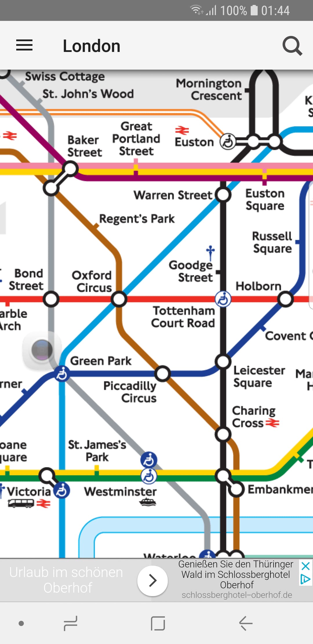 Tube Map London Underground – Screenshot Android