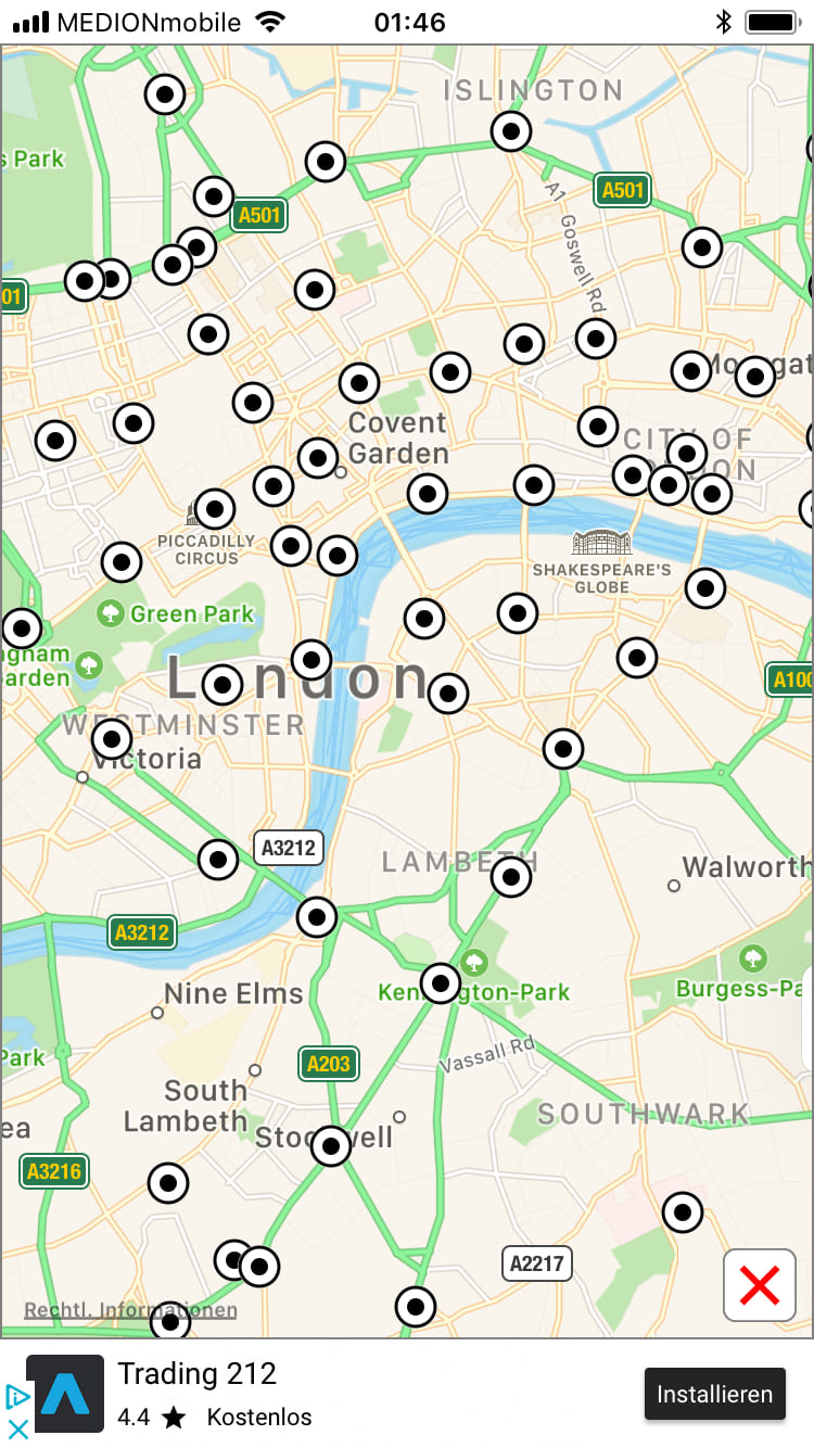 Tube Map London Underground – Screenshot iPhone