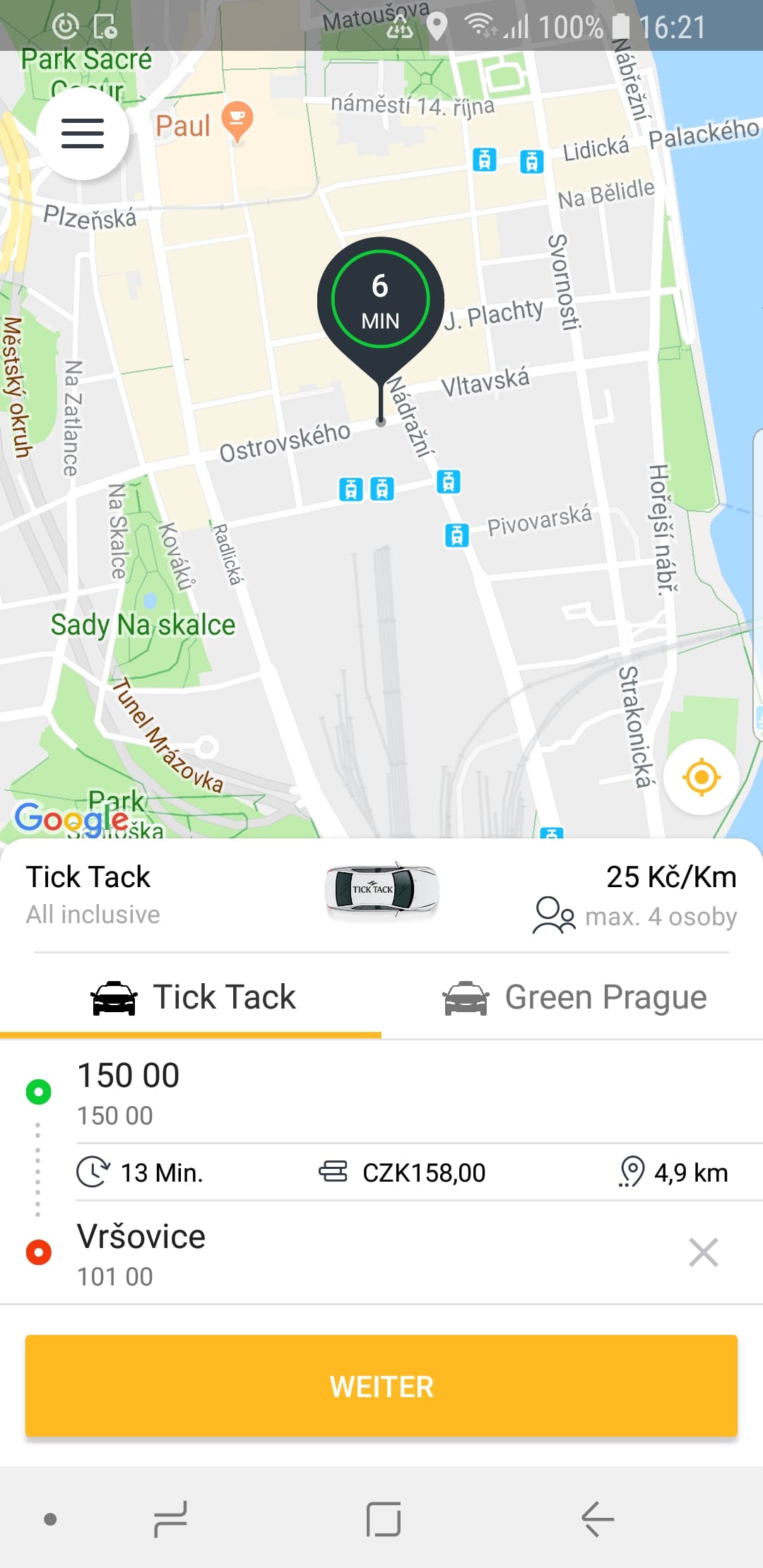 Tick Tack Taxi – Screenshot Android
