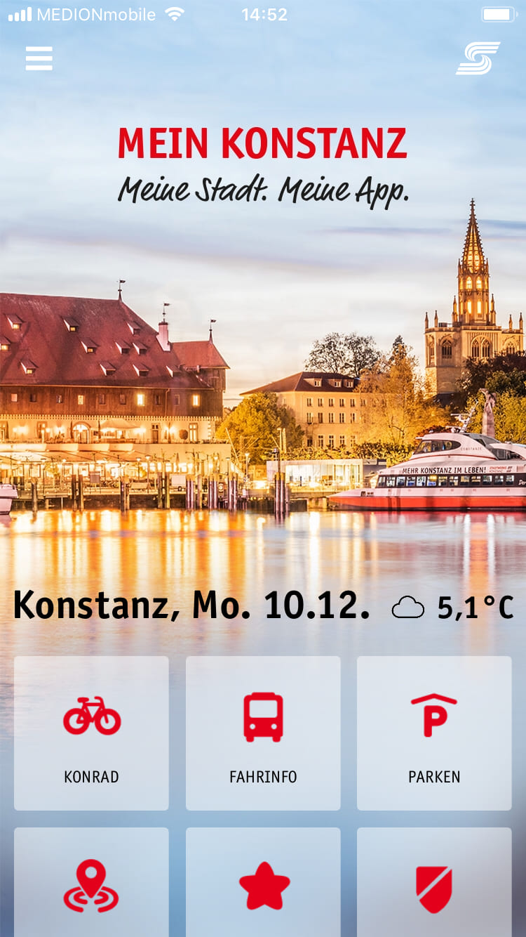 Mein Konstanz – Screenshot iPhone
