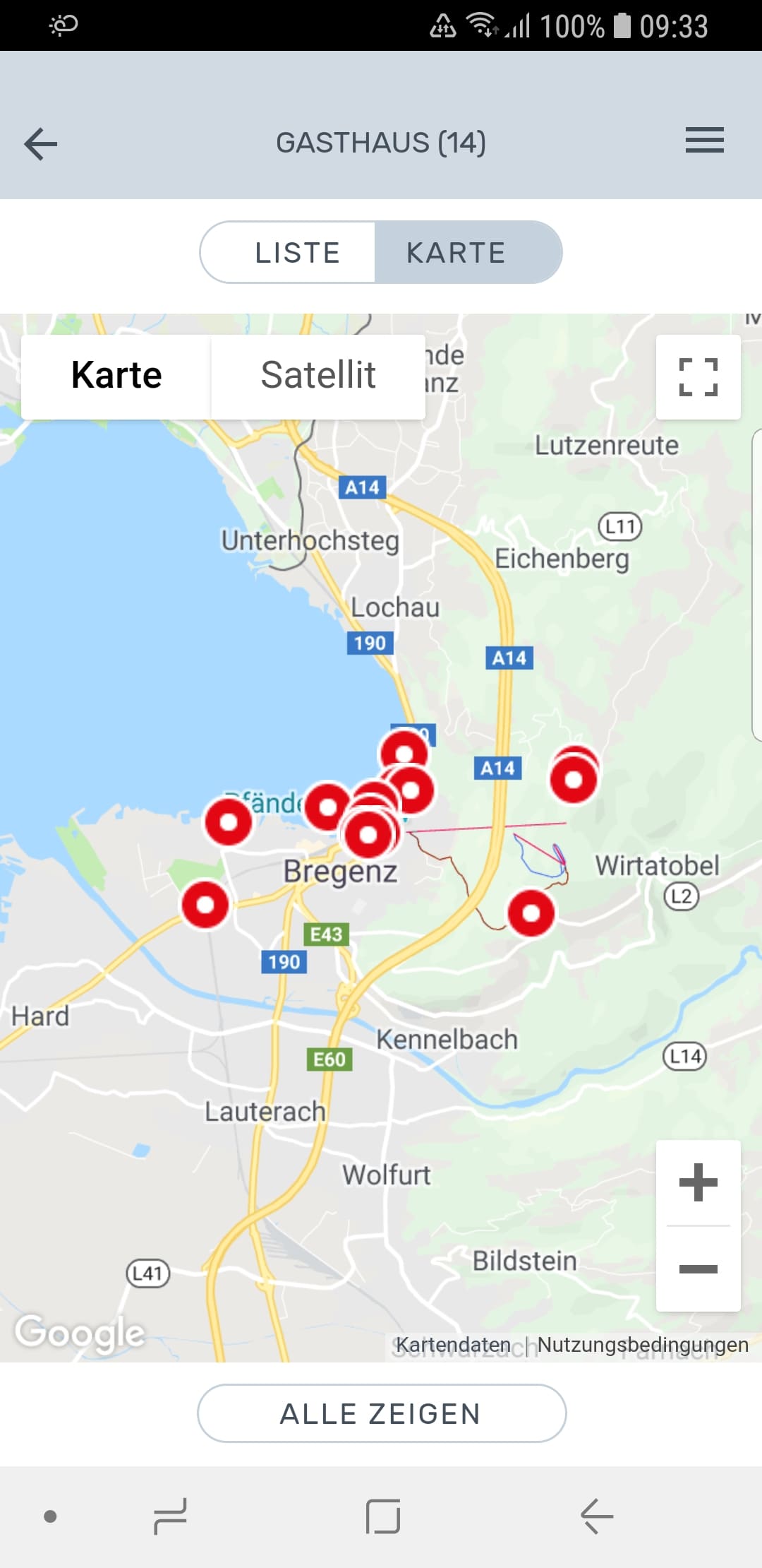 Bregenz.tips – Screenshot Android