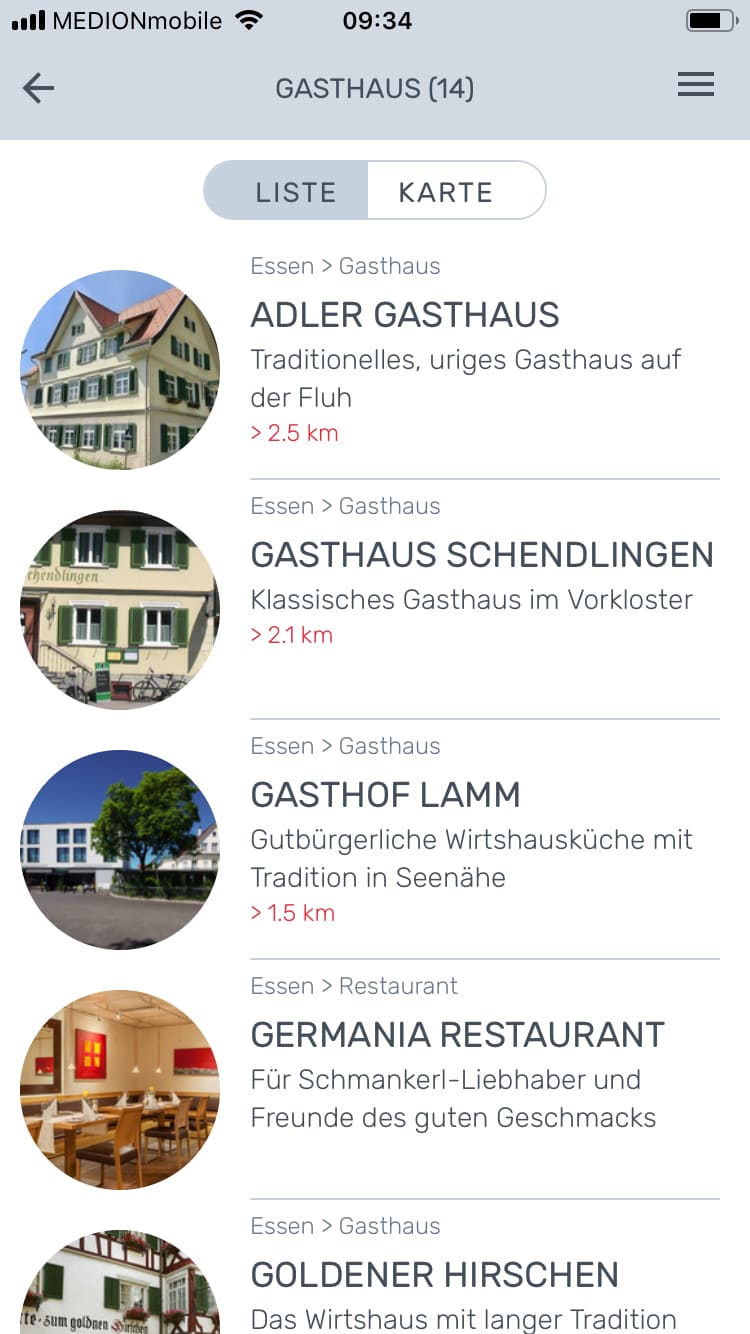 Bregenz.tips – Screenshot iPhone