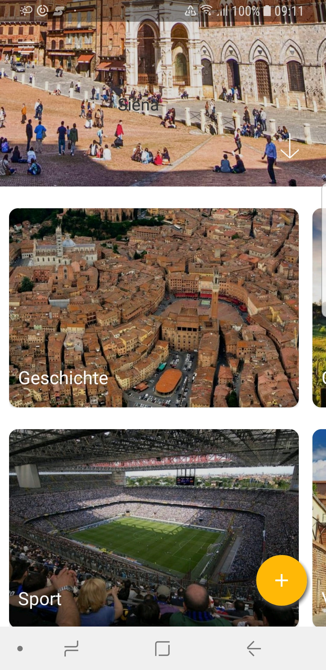 Siena Reiseführer – Screenshot Android