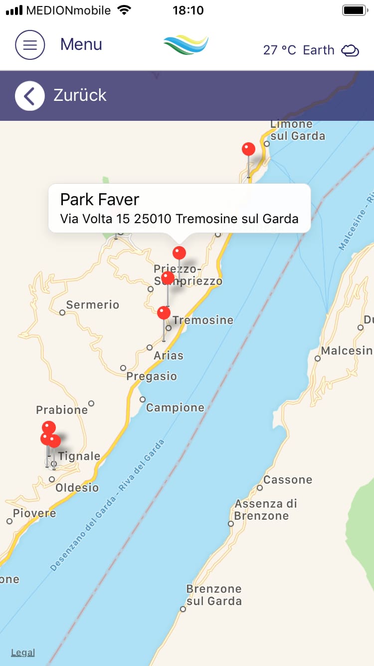 DiscoveryGarda – Screenshot iPhone