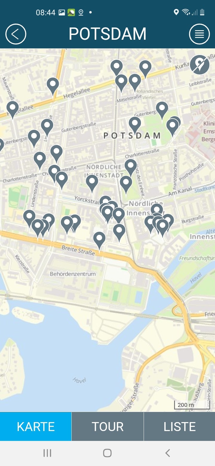 Potsdam Stadtführungen – Screenshot Android