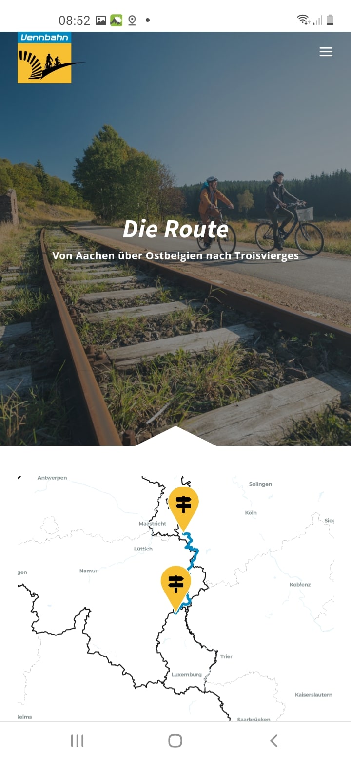 Vennbahn – Screenshot Android