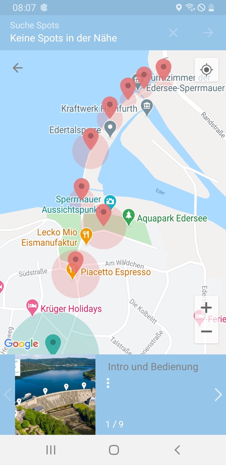 Edersee Tourenguide – Screenshot Android