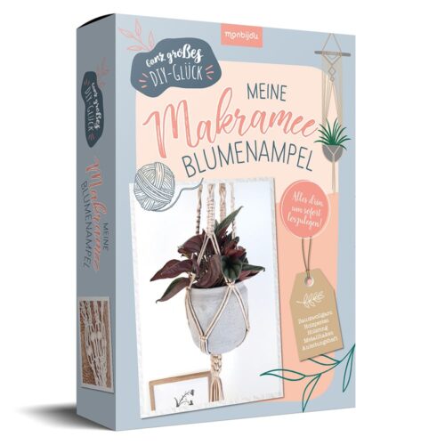 Ganz großes DIY-Glück - Meine Makramee Blumenampel